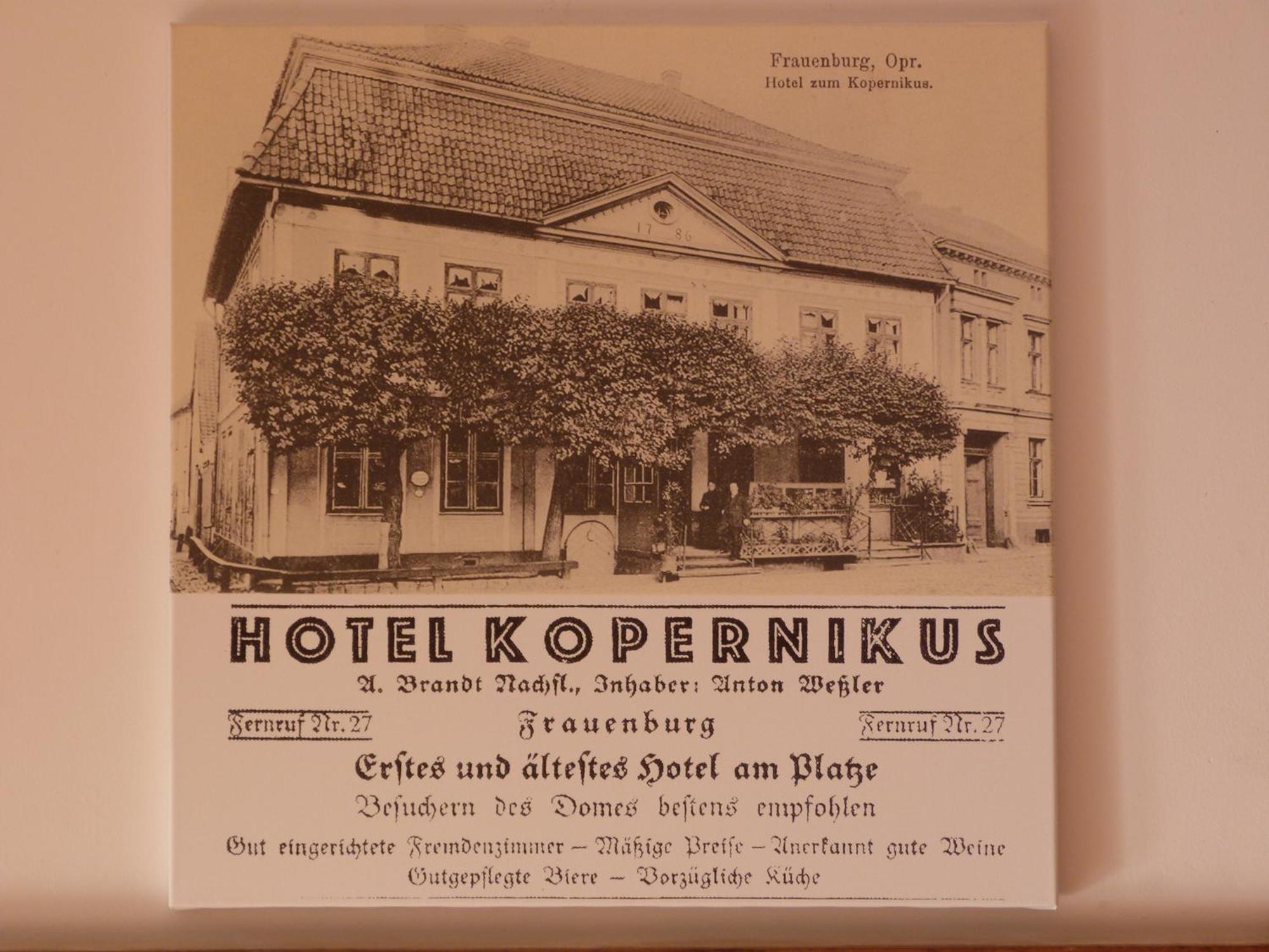 Hotel Kopernik Frombork Exterior foto